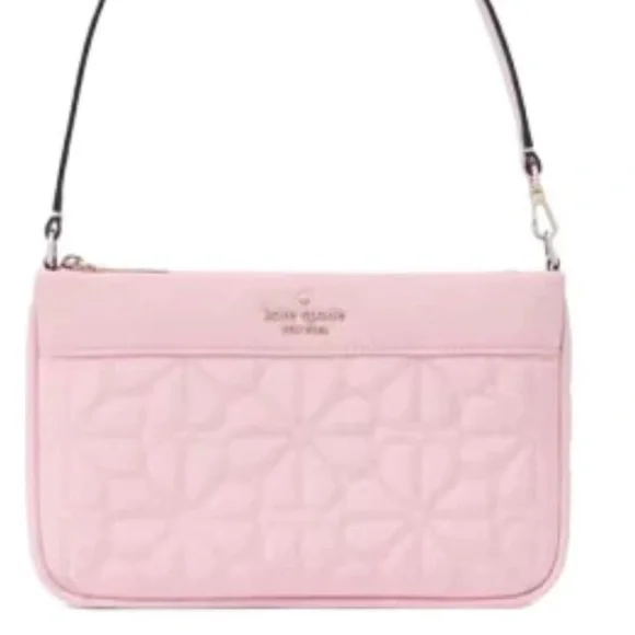 kate spade Light Pink Quilted Shoulder Bag/Wristlet - Picture 5 of 6